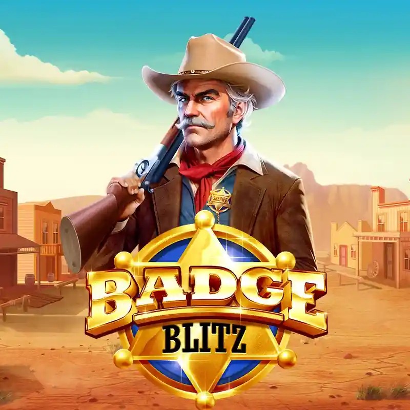 Badge Blitz logo by Pragmatic Play Casoola Casino
