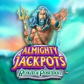Try Almighty Jackpots – Realm of Poseidon slot by Novomatic on casoolaa.com – logo image