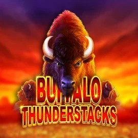 Buffalo Thunderstacks logo by Amatic Industries at Casoola Casino