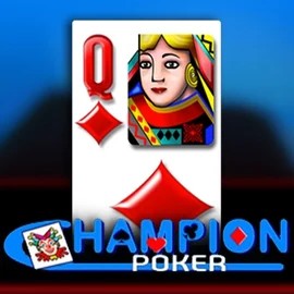 Champion Poker online game logo by Spin2Win on casoolaa.com