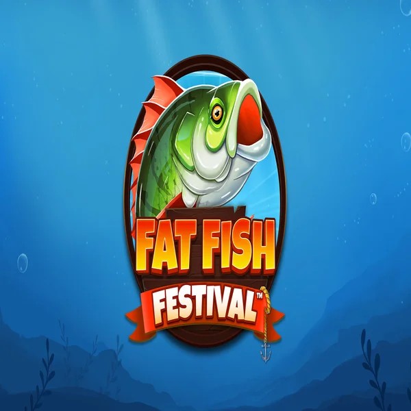 Fat Fish Festival slot logo by Wishbone Games at Casoola Casino