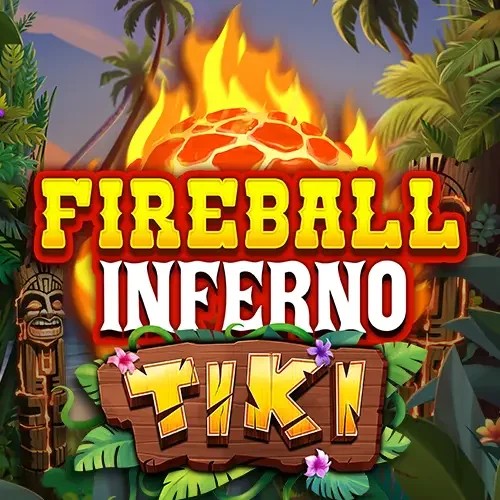Fireball Inferno Tiki by NetEnt, showcased at casoolaa.com – game logo