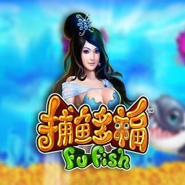 Fu Fish online game logo by Skywind Group on casoolaa.com