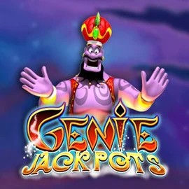 Genie Jackpots by Blueprint Gaming, showcased at casoolaa.com – game logo