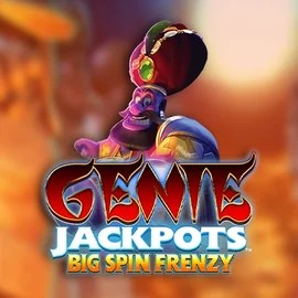 Genie Jackpots: Big Spin Frenzy online game logo by Blueprint Gaming on casoolaa.com