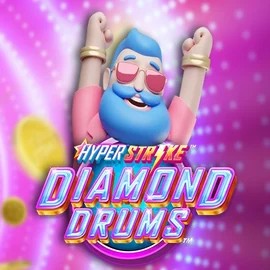 Hyper Strike Diamond Drums casino game by Gameburger Studios – featured logo at Casoola Casino