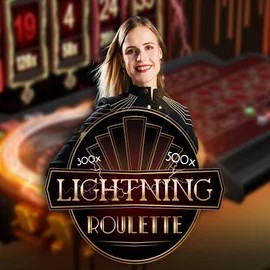 Lightning Roulette logo by Evolution at Casoola Casino