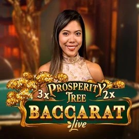 Prosperity Tree Baccarat logo by Evolution at Casoola Casino