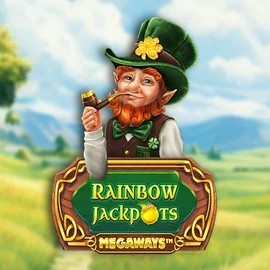 Rainbow Jackpots Megaways logo – Jackpots by Red Tiger Gaming at Casoola Casino