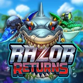 Razor Returns logo by Push Gaming at Casoola Casino