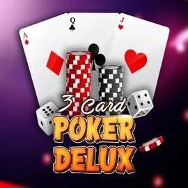 Three Card Poker Delux logo by Urgent Games at Casoola Casino